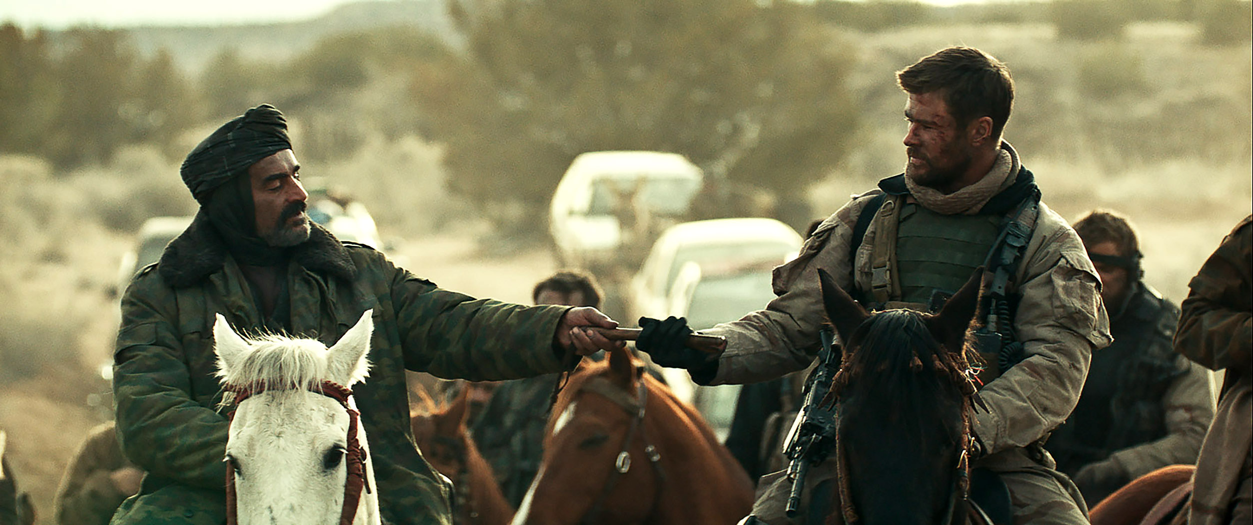 3Navid Negahban Chris Hemsworth 12 Strong 8896